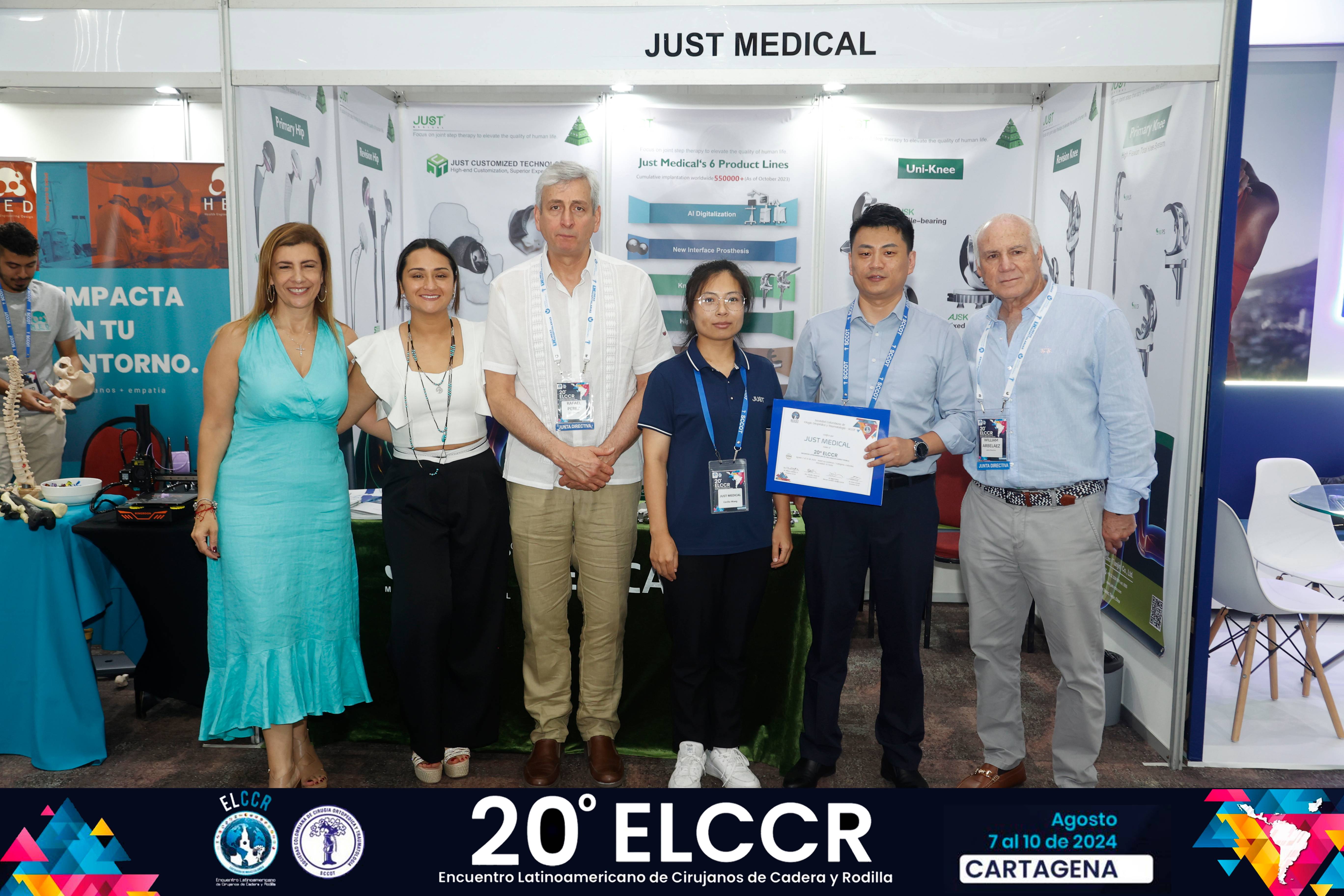 August Overseas News | Just Medical Exhibits at 2024 ELCCR in Colombia 